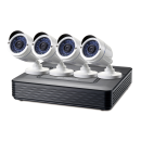LevelOne DSK-8001 video surveillance kit Wired 4 channels Black,