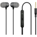 ACME HE21 In Ear Headphones with Microphone black (253115 BLACK)