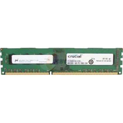 Crucial 4GB DDR3-1600MHz (CT51264BD160B) - Πληρωμή και σε έως 9 