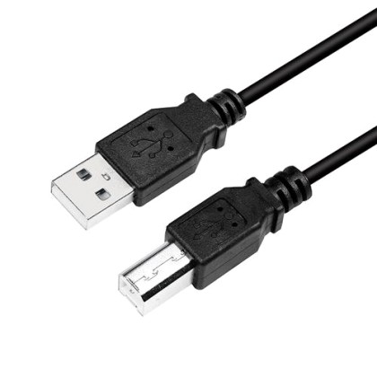 LogiLink CU0009B USB cable 5 m 2.0 USB A USB B Black (CU0009B) -