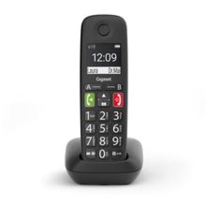 Gigaset E290 Analog/DECT telephone Black Caller ID (S30852-H2901