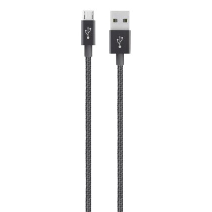 Belkin USB A - Micro-USB, 1.2m USB cable Micro-USB A Black (F2CU