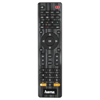 Hama 00012306 remote control IR Wireless DVD/Blu-ray,STB,TV,VCR 