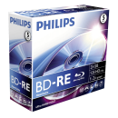 1x5 Philips BluRay ReWritable 25GB 2x JC - Πληρωμή και σε έως 9 