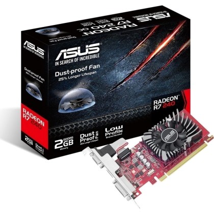 Asus Radeon R7 240 2GB (90YV0BG1-M0NA00) - Πληρωμή και σε έως 9 