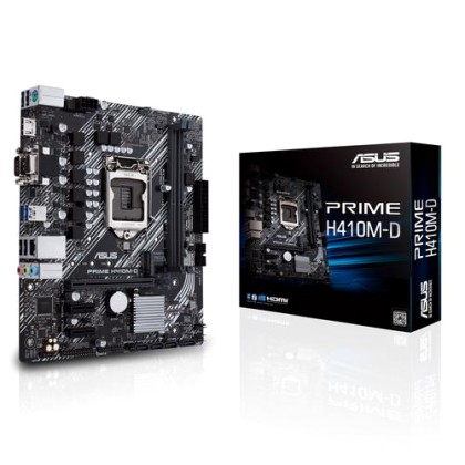 ASUS PRIME H410M-D motherboard Micro ATX Intel H410 (90MB13U0-M0