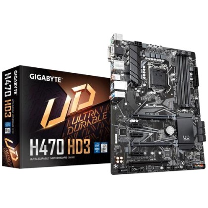 Gigabyte H470 HD3 motherboard LGA 1200 ATX (GA-H470 HD3) - Πληρω