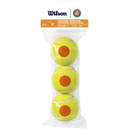 Παιδικά Μπαλάκια Τέννις Wilson Roland Garros Starter Orange