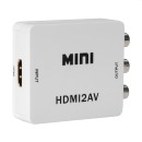 Μίνι μετατροπέας(Converter) από  HDMI σε Έξοδο (CVBS) 3RCA full 