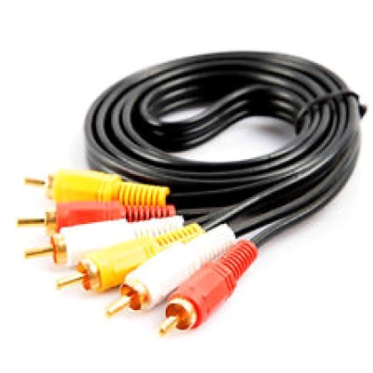 Audio Cable 3xRCA αρσενικό σε 3xRCA αρσενικό 10m 18121 DeTec