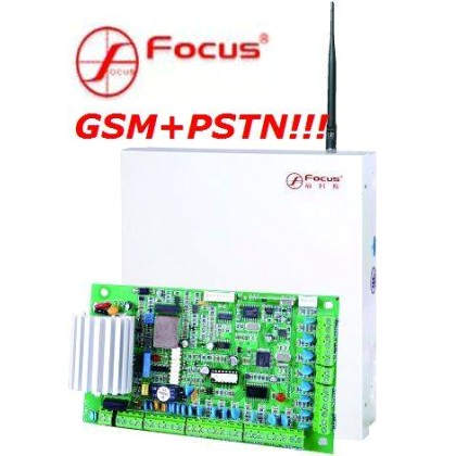 FOCUS FC-7668 GSM+PSTN Ασύρματος-Ενσύρματος συναγερμός με μονάδα