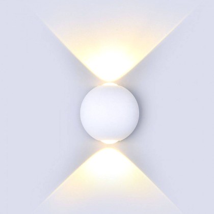 Φωτιστικό LED απλίκα 6W Στρογγυλή αρχιτεκτονικού φωτισμού 3000K 
