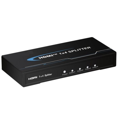 HDMI 4-Port Splitter Διανεμητής υψηλής ευκρίνειας 1 είσοδος σε 4