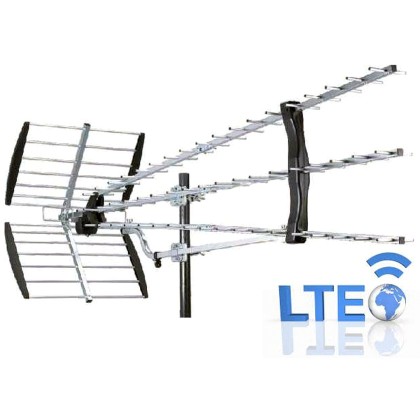 Επίγεια ψηφιακή κεραία τριπλή αλουμινίου  UHF μεγάλη TEL-750  LT