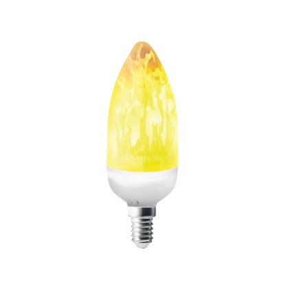 Λαμπτήρας LED E14  SMD φλόγα C37 3W θερμό λευκό 1500K 147-81910 