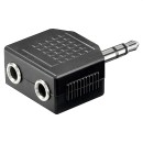 Adaptor-μετατροπέας Stereo από αρσενικό 3,5mm σε 2 stereo 3,5mm 