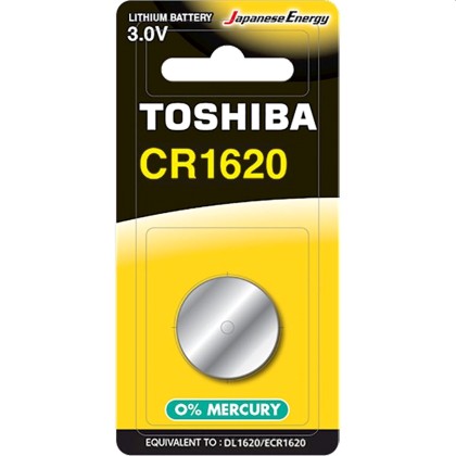 Toshiba μπαταρία λιθίου 3V CR1620 (1 τμχ)