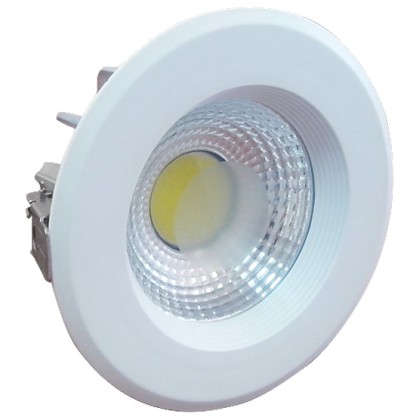 LED V-TAC Φωτιστικό PL COB 10W 220V με Βάση Λευκή