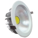 LED Φωτιστικό PL COB 30W 220V με Βάση Λευκή