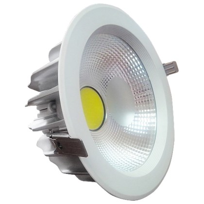 LED Φωτιστικό PL COB 30W 220V με Βάση Λευκή