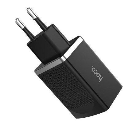 Hoco C42a Quick Charge 3.0 Vast Power usb Charger Μαυρο