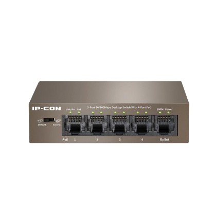 IP-COM5-Port Fast Ethernet Umanaged PoE Switch with 4-Port PoE -