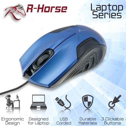 Mouse USB Blue/Black FC-3018