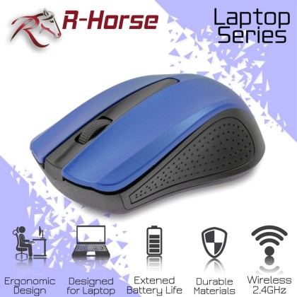 R-Horse Mouse Wireless Blue/Black RF-6891