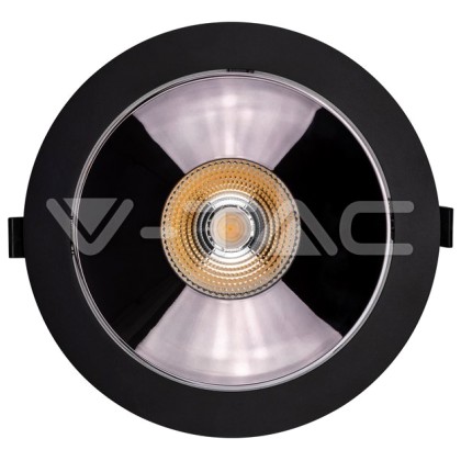 LED V-TAC Φωτιστικό Σποτ Αλουμινίου 30W Στρογγυλό SAMSUNG COB re