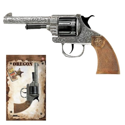 Οπλο Μεταλλικο 12σφαιρο Edison Antiq 21,5cm  3-2200