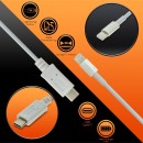 Type-C to Lightning Cable White 1m