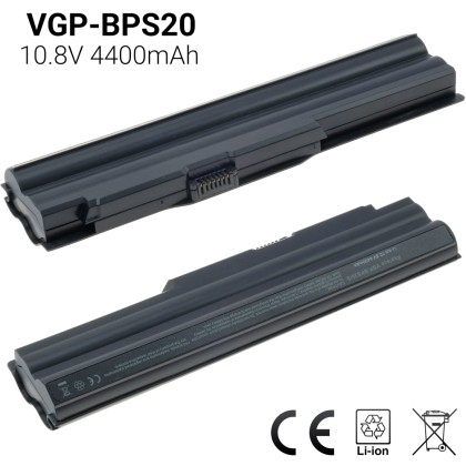 Συμβατή μπαταρία για Sony Vaio VGP-BPS20