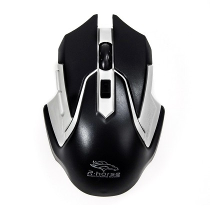 R-HORSE RF-6386 Wireless Mouse Gaming White/Black