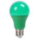 LED V-TAC Λάμπα E27 9W A60 Thermoplastic Πράσινη 7343