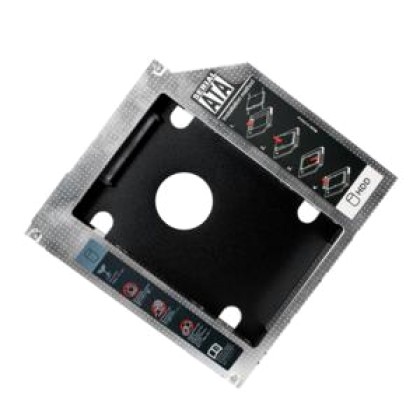 Drive Slot 2nd SATA HDD Caddy for a 9.5 mm high CD/DVD/Blue-ray 