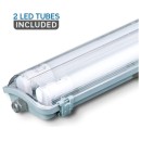 LED Φωτιστικό Αδιάβροχο με 2 Λάμπες LED τύπου φθορίου 2X 22W 150