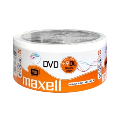 MAXELL DVD+R Double Layer, 8.5GB/240min, 8x speed, printable, Ca