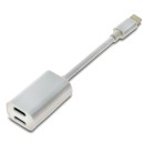Y Adapter Lightning Cable White