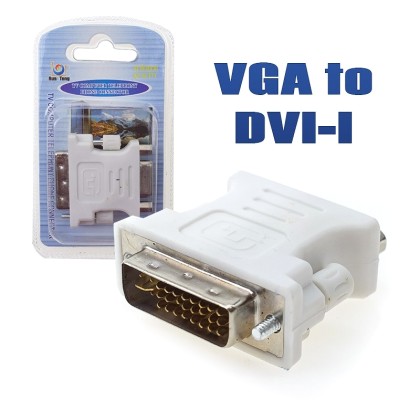 DVI-D 24+1 pin Male to VGA Female