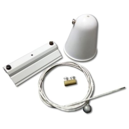 Track Light Kit για κρεμαστό φωτιστικό ράγας 1M/4Line Λευκό