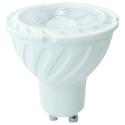 LED VTAC Spot GU10 6.5W SAMSUNG CHIP Plastic 110°  Ψυχρό Λευκό 1