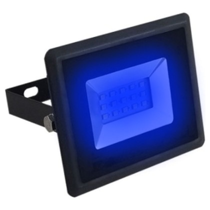 Προβολέας LED V-TAC E-Series SMD Μαύρος 10W Χρώμα Φωτός Μπλε 599