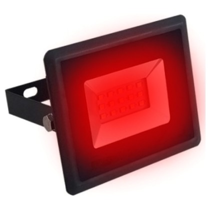 Προβολέας LED V-TAC E-Series SMD Μαύρος 10W Χρώμα Φωτός Κόκκινο 