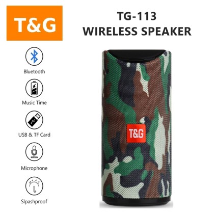 Φορητό Ηχείο T&amp;G TG113 SWireless Bluetooth Speaker Porta