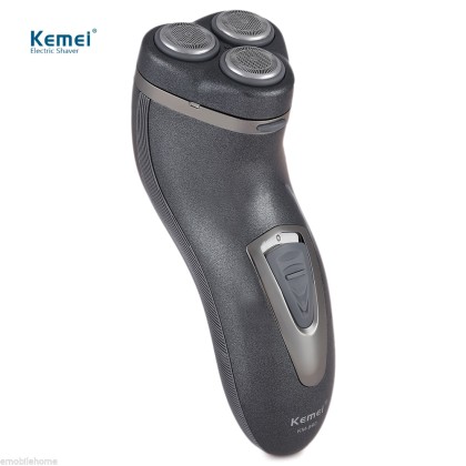 Kemei KM-890 Επαναφορτιζόμενη Ξυριστική Μηχανή 3 Κεφαλών 3D Prec