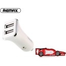 Remax 2.4A RCC-203 Car Charger Dual Usb 5V-2.4A White