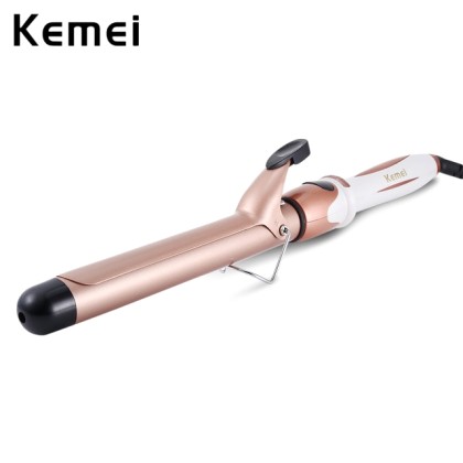 Kemei KM - 760A Ceramic Curling Hair Curler Wand LCD Beauty Styl