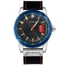 Curren 8284 Male Quartz Watch - Silver all blue