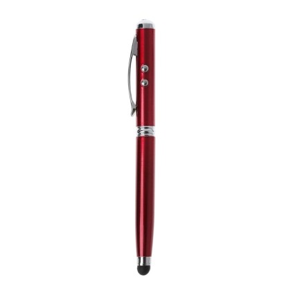 Universal  4in1 LED Laser Pointer Torch Touch Screen Stylus Ball