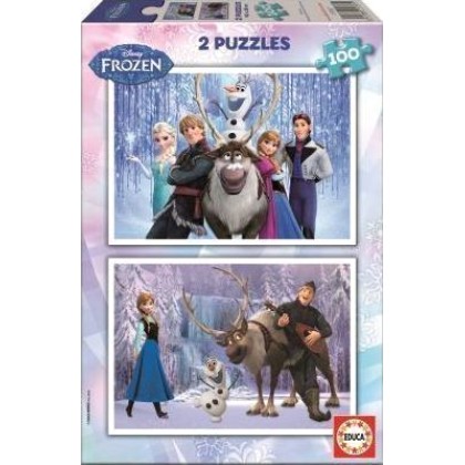 Puzzle Frozen 2x 100pcs (15767) Educa